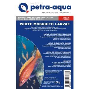 White mosquito larvae - frozen blister 100g.