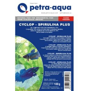Cyclops spirulina plus - frozen blister 100g.