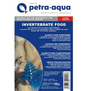 Invertebrate food - frozen blister 100g.