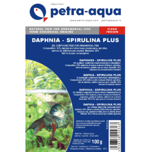 Daphnia spirulina plus - frozen blister 100g.
