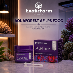 Aquaforest AF LPS Food 30 g è un mangime granulare ricco di proteine e acidi grassi, studiato per l'alimentazione mirata dei coralli LPS.