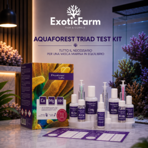 Aquaforest TestPro Ca, KH e Mg: kit completo per misurare la triade nell'acquario marino. Una soluzione pratica e conveniente per controllare il reef.