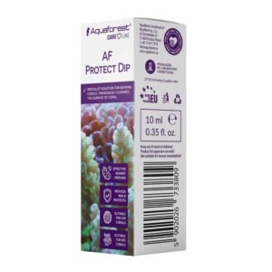 Aquaforest Protect Dip per il dip e la pulizia di coralli SPS, LPS e molli. Ideale prima dell'inserimento in acquario e durante la quarantena.
